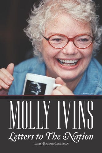 cover of Letters to The Nation by Molly Ivins