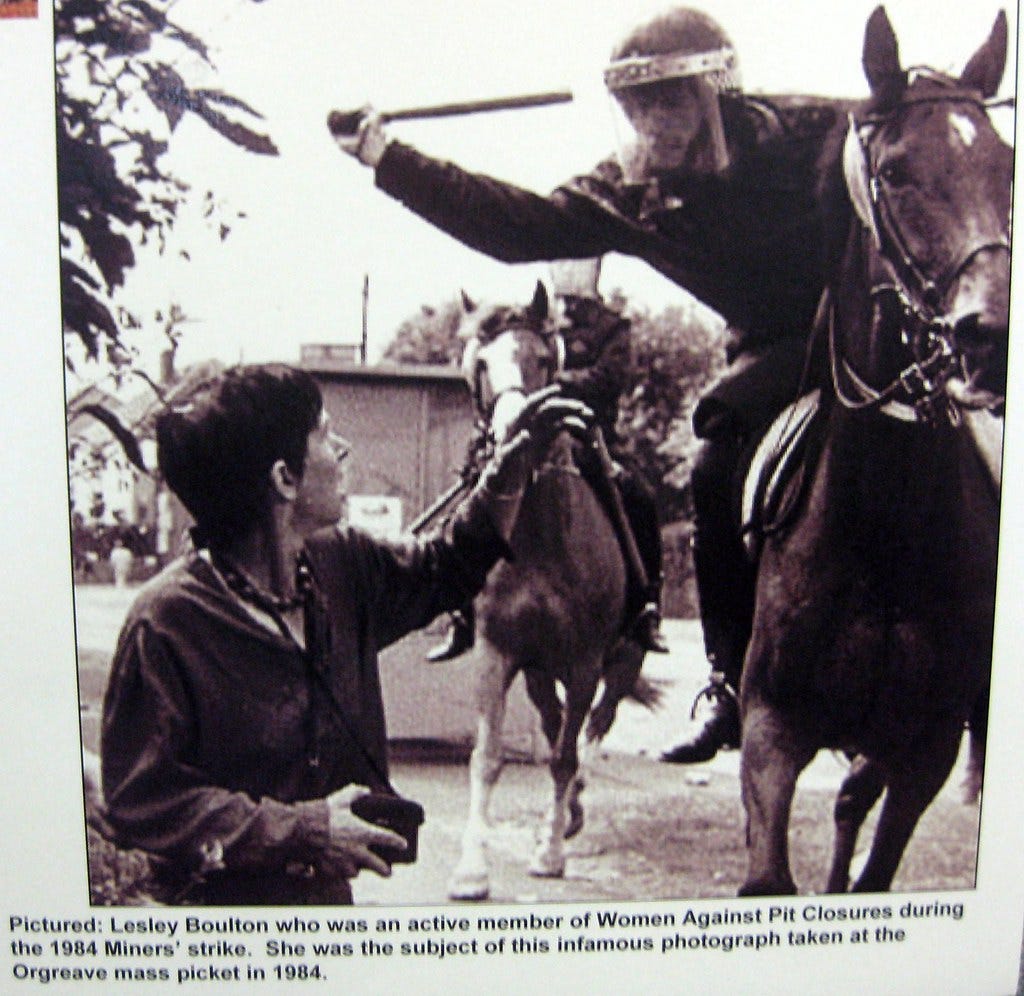 Miners' Strike 1984: Orgreave mass picket | Diego Sideburns | Flickr