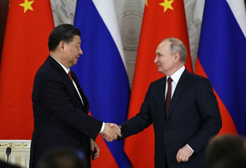 Russia's Putin holds talks with China's Xi in Moscow