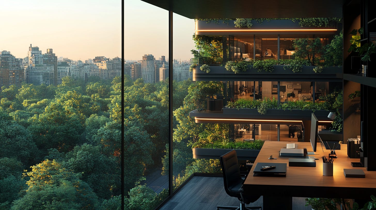 Alina Okun, Bosco Verticale Inspired, Midjourney (2024)