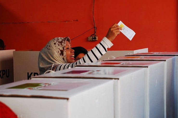 Verkiezingen in Indonesië (2019). Foto Ikhlasul Amal, Flickr (CC BY-NC 2.0)