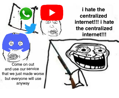 I Hate the Centralized Internet!!! | I Hate the Antichrist | Know Your Meme