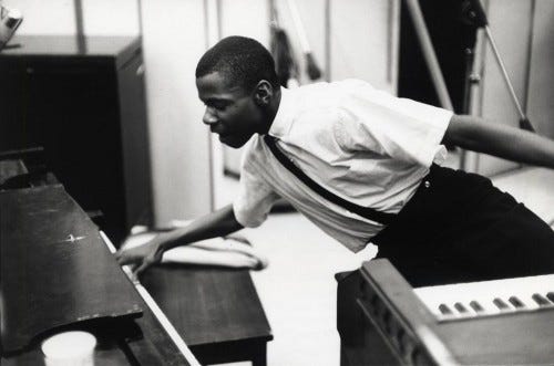 Young billy Preston playing the organ