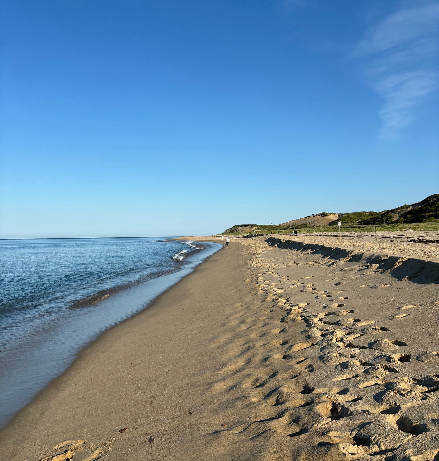 A photograph of a beach on Cape Cod