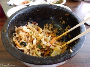 bibimbap at Yungs Cafe