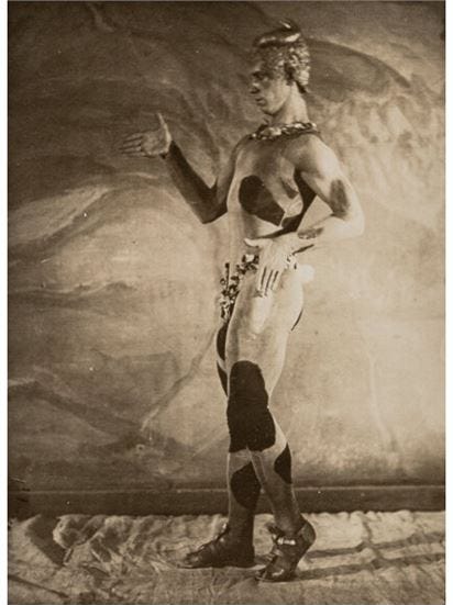 Karl Struss | Nijinsky, Afternoon of the Faun (Facing Left) (Circa 1912) |  MutualArt