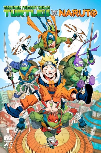 [Teenage Mutant Ninja Turtles X Naruto #1 (Cover A Jimenez) (Product Image)]