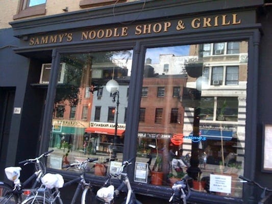 Photo of Sammy's Noodle Shop & Grill - New York, NY, US. Sammy Noodles: Terrific Place to eat alone or in a group.