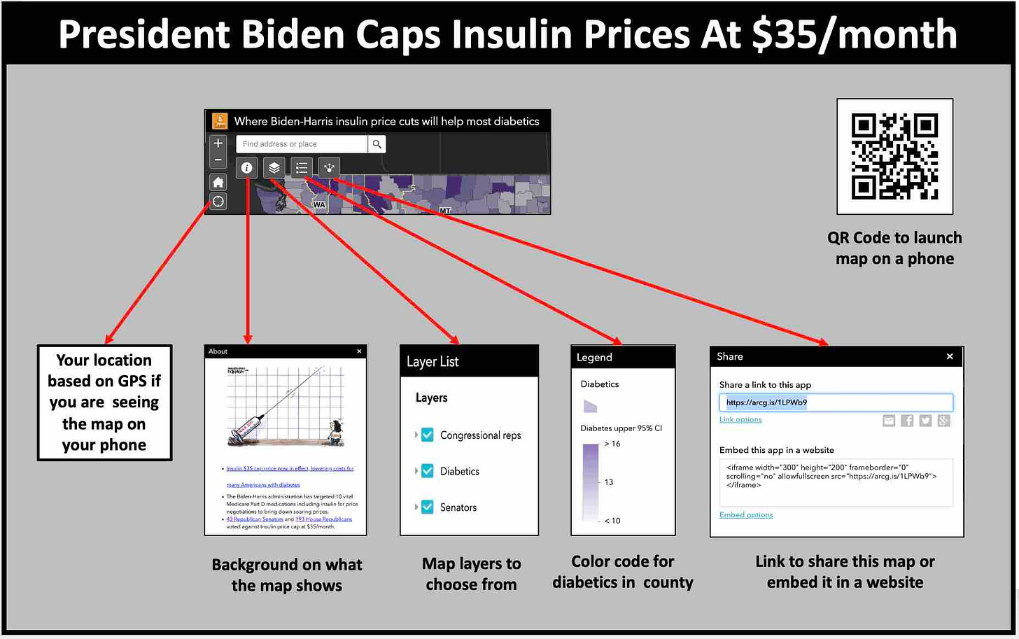 How to use this map of President Biden's $35/month insulin price cap