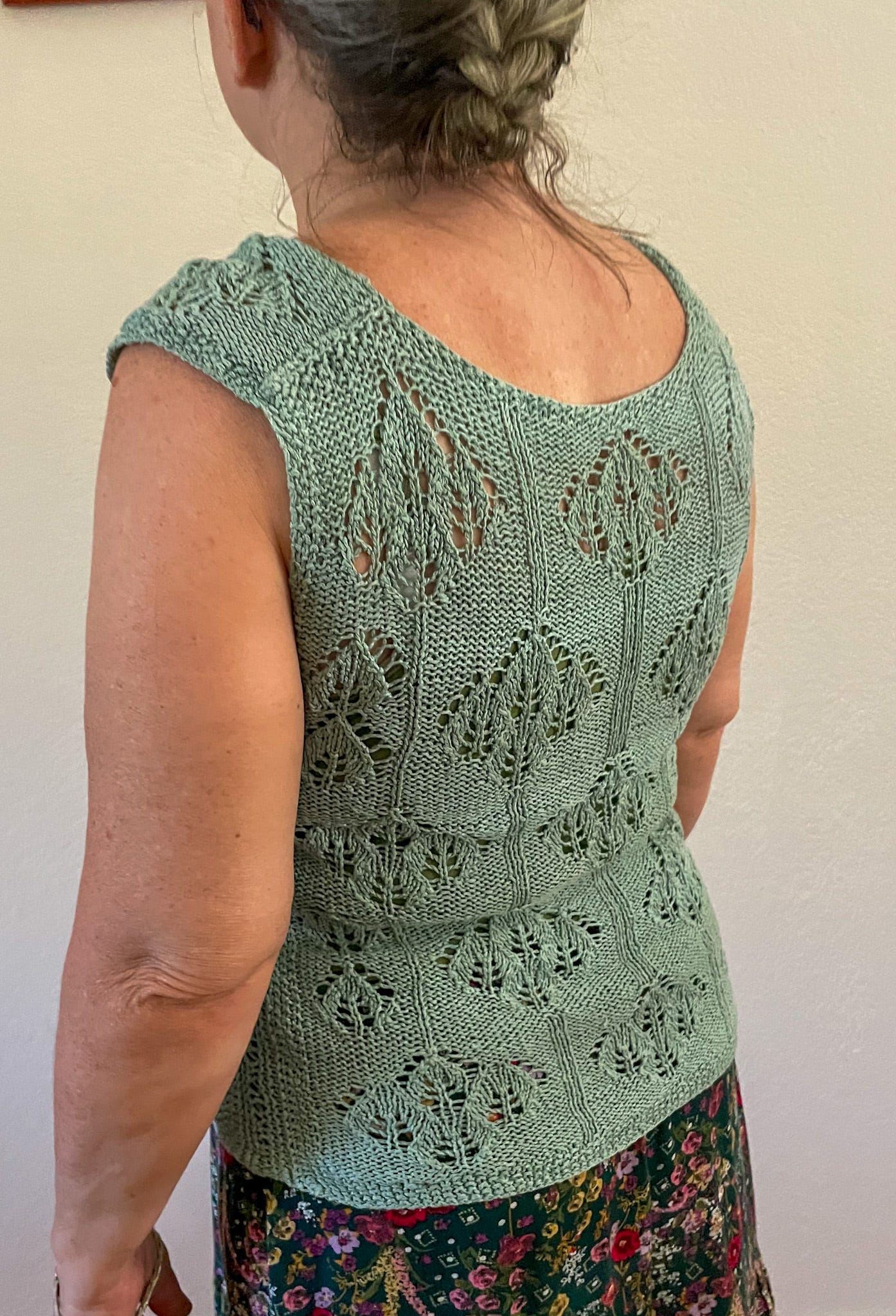 linen knitted top