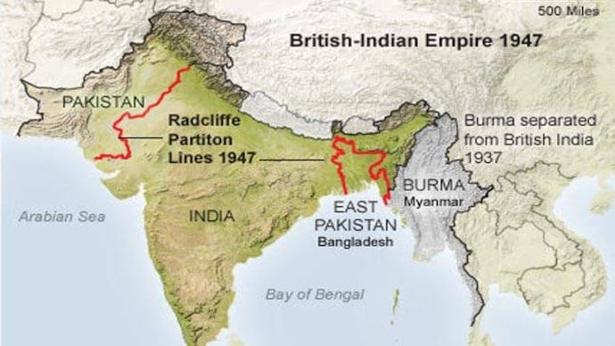 Radcliffe Line to divide India-Pakistan was formed on this day, know about  the 5 crossing points - India Today