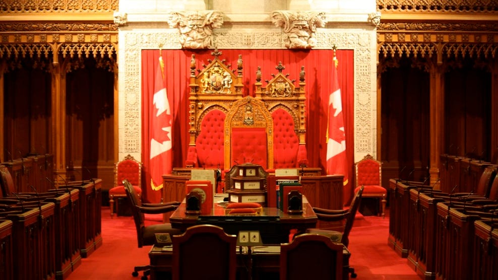 The Canadian Senate Chamber