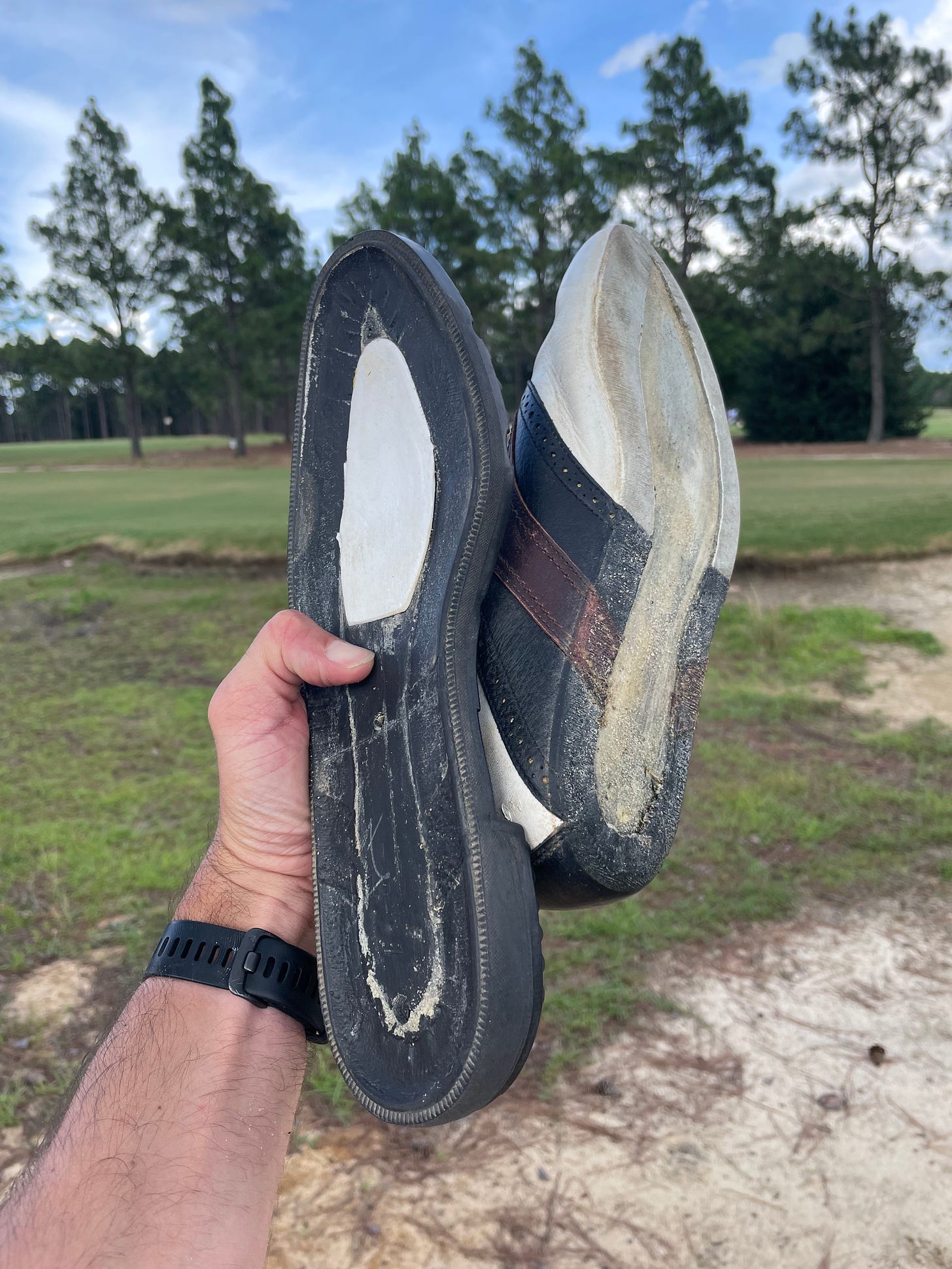 my busted shoes