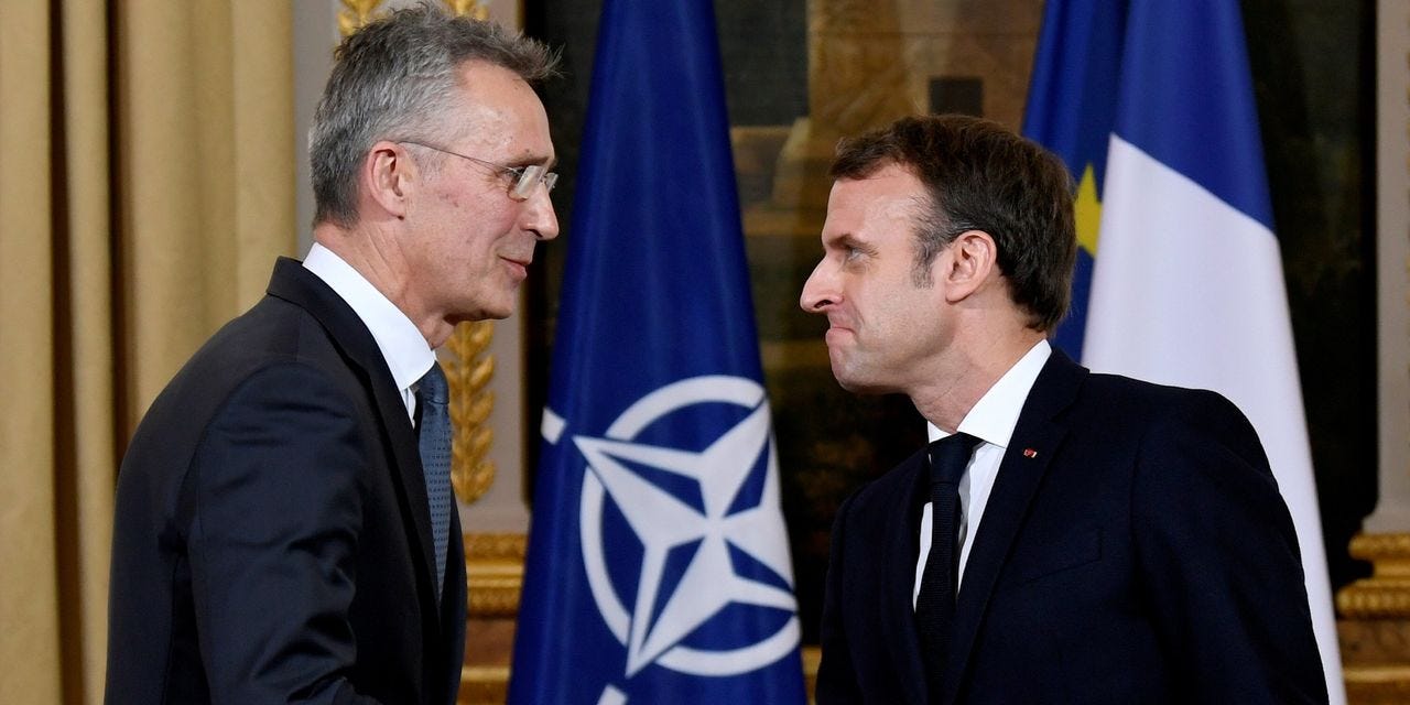 NATO Meeting Overshadowed by France's Macron - WSJ