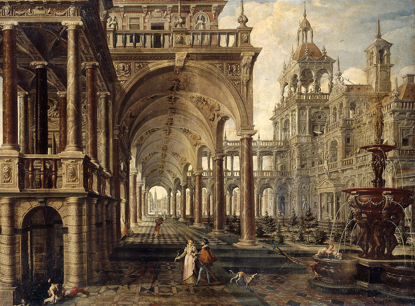 Kunsthistorisches Museum: Palace Architecture with Bathers