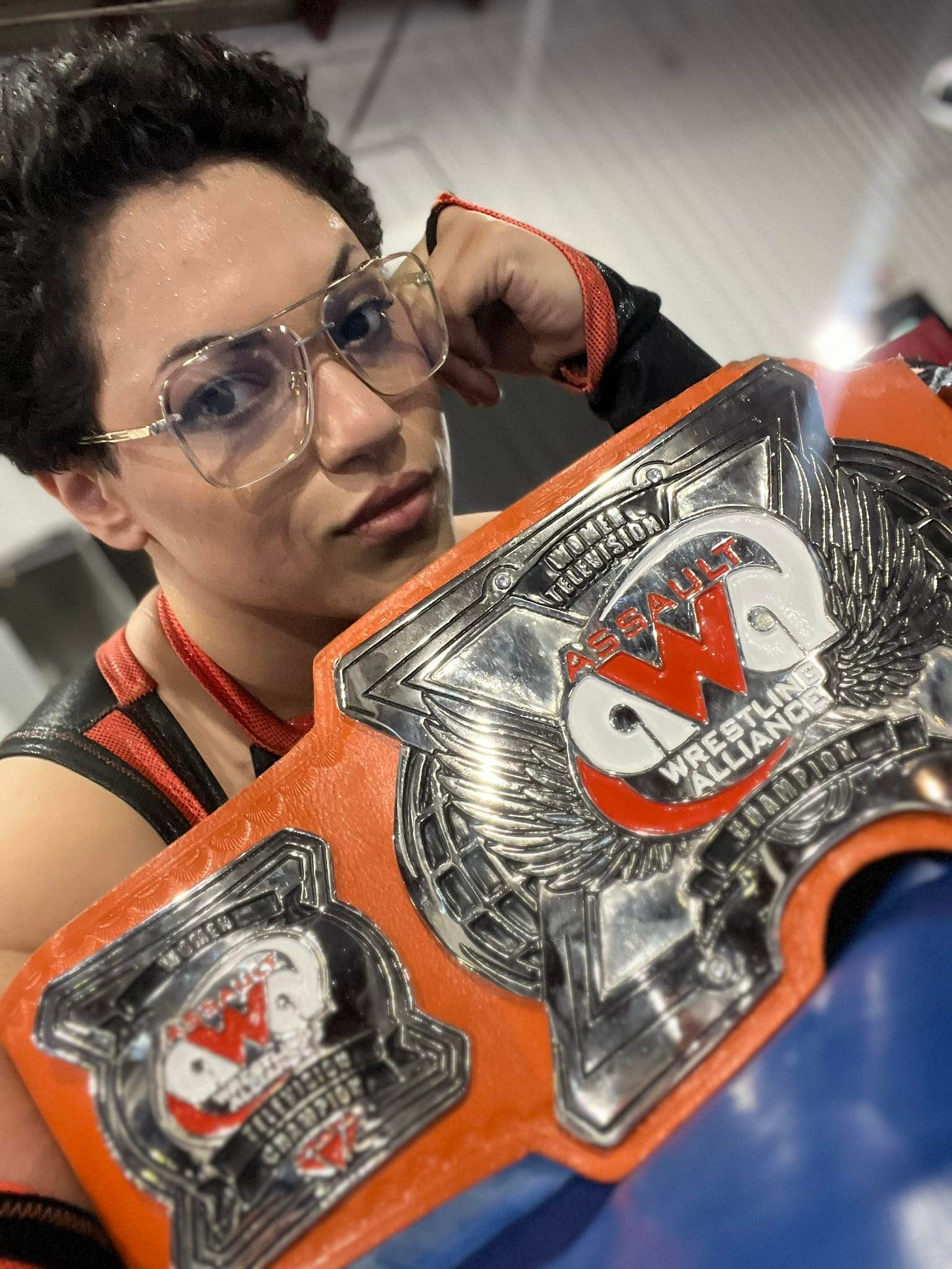 May be an image of 1 person and text that says 'YOMEN ELEUISION WRESTLING'
