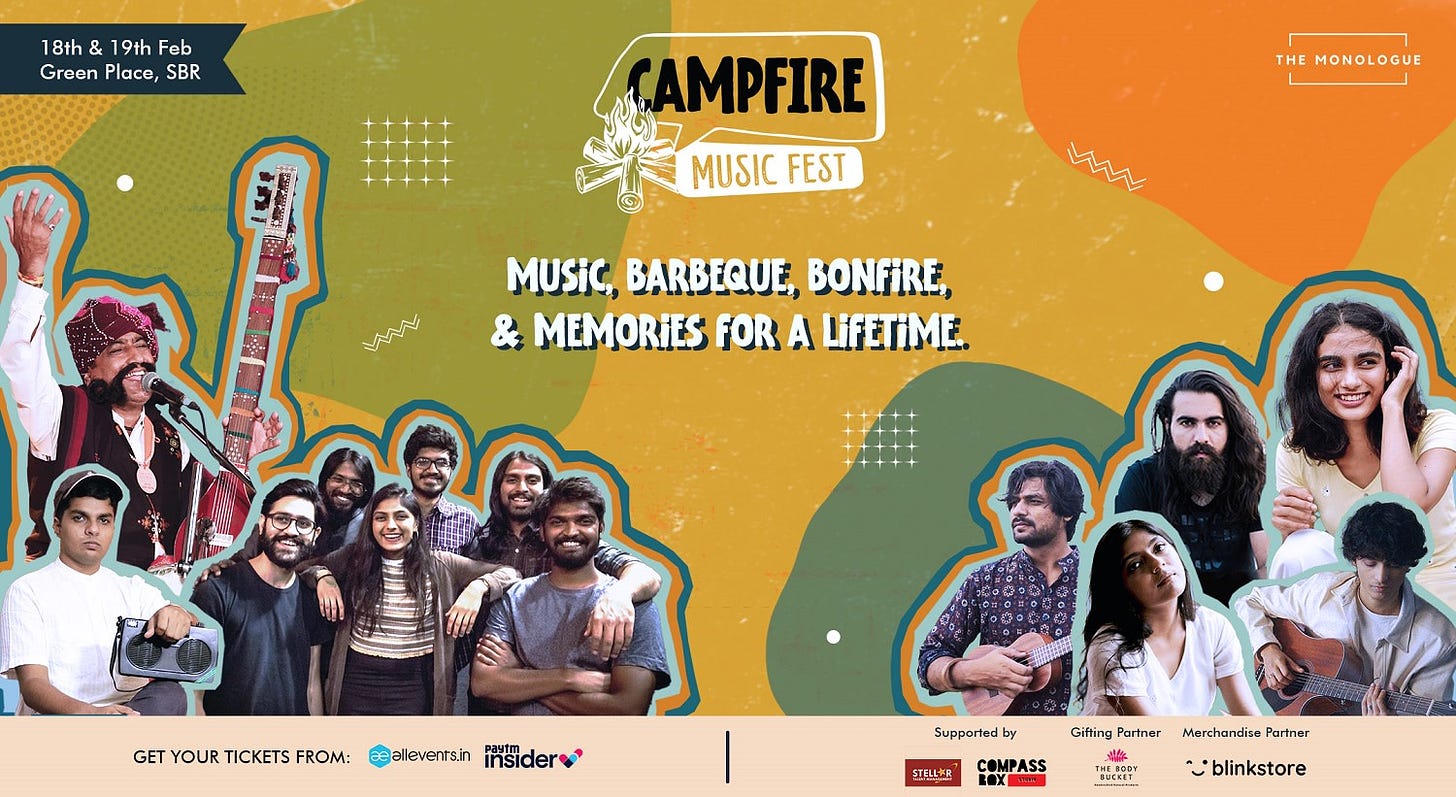 Campfire Music Festival - Ahmedabad | Music, Bonfire, Barbeque and Memories for life