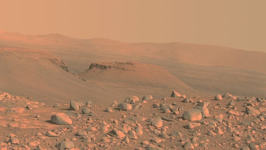 a detailed photo of Mars