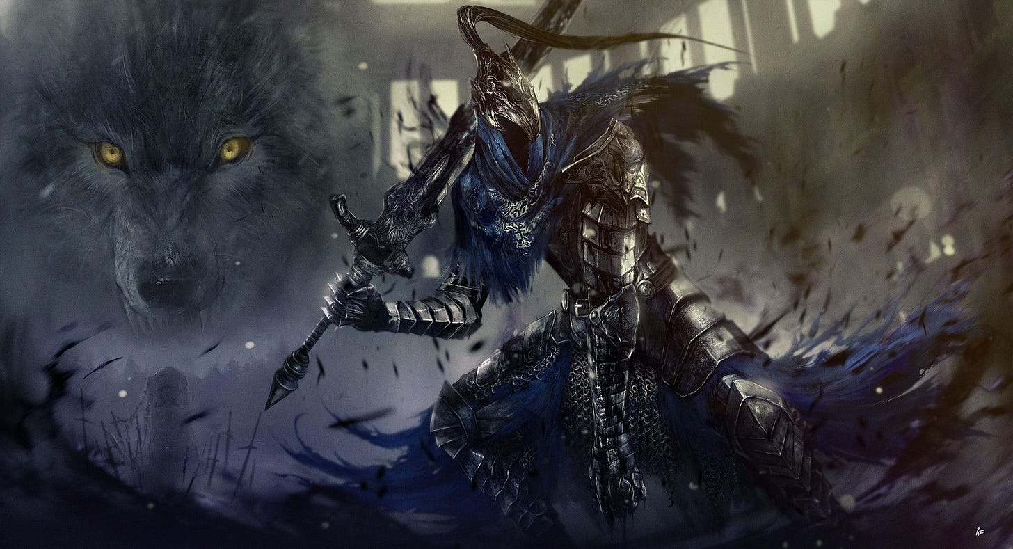 Artorias the Abysswalker and Sif, Raquel Cornejo