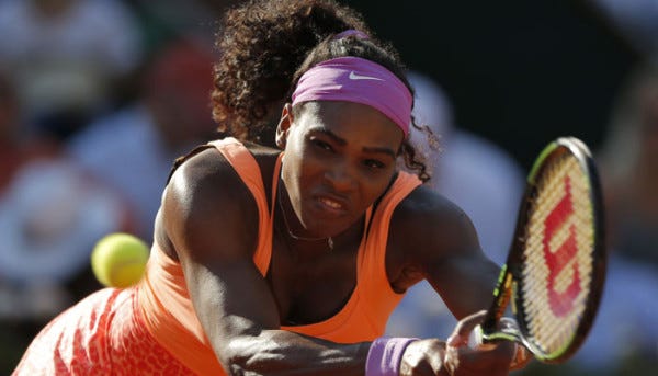 serena williams vs lucie safarova 2015 french open