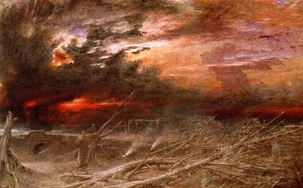 Apocalypse - Painting by Albert Goodwin, 1903