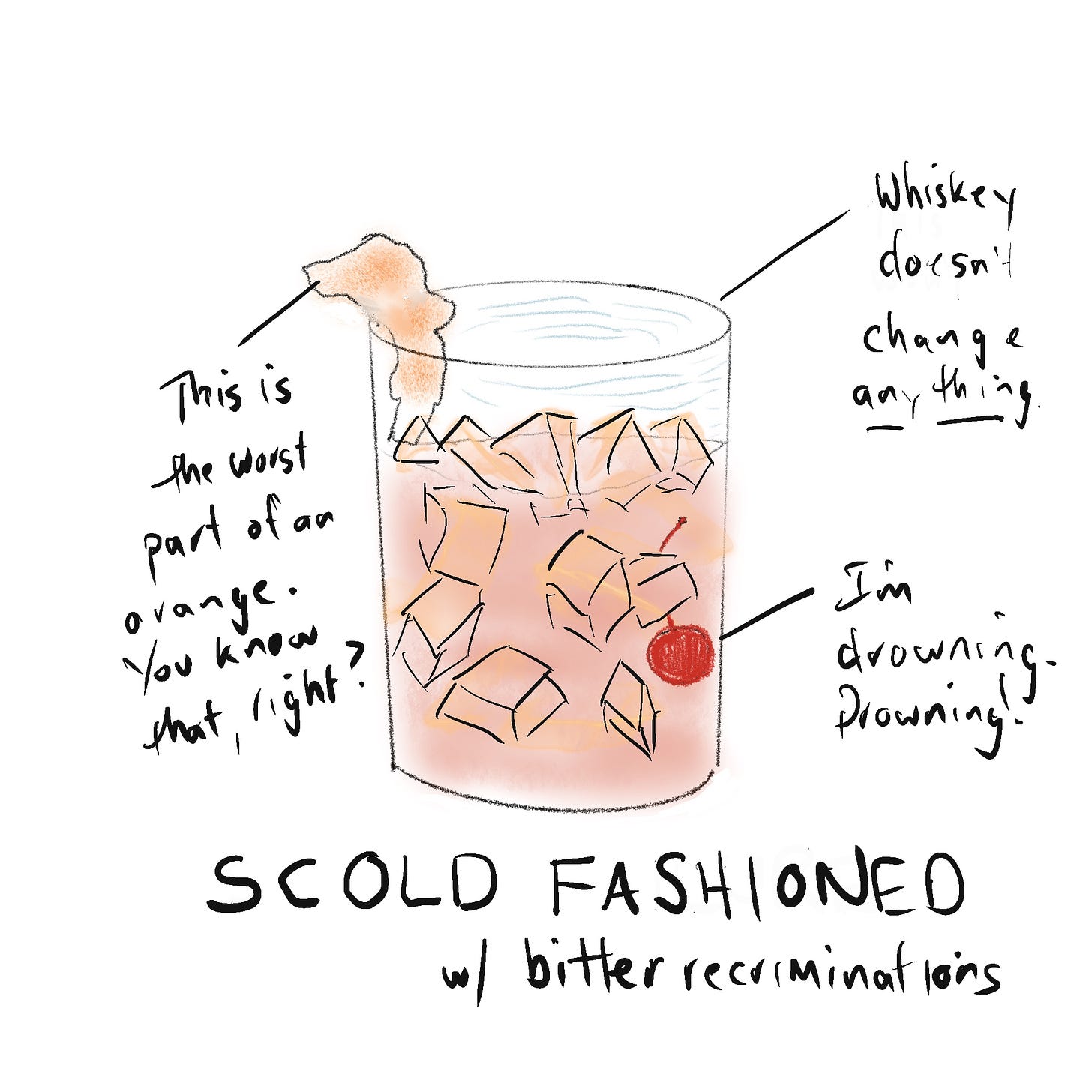 old fashioned mocktail