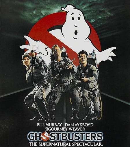 Ghostbusters movie Poster detail