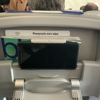 Aegean Airlines A320neo smartphone holder