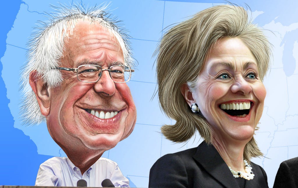 Comparing Bernie Sanders' And Hillary Clinton's Records