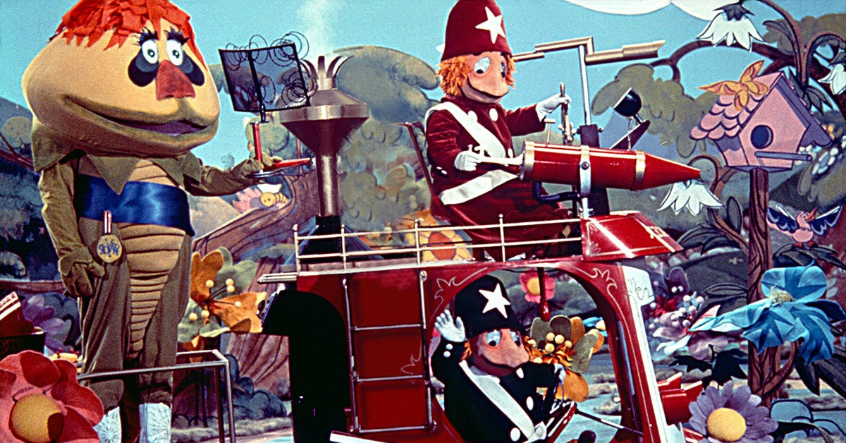 These are the actors behind the costumes on H.R. Pufnstuf