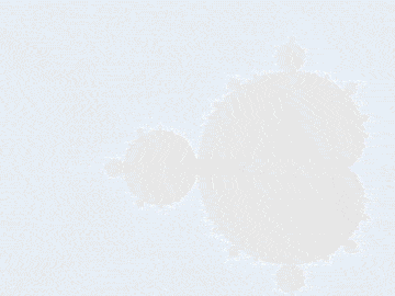 Animated image of zooming into the boundary of the Mandelbrot set.