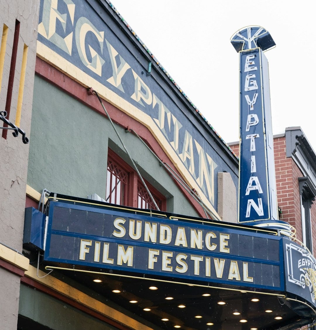 a large sign on the side of a building