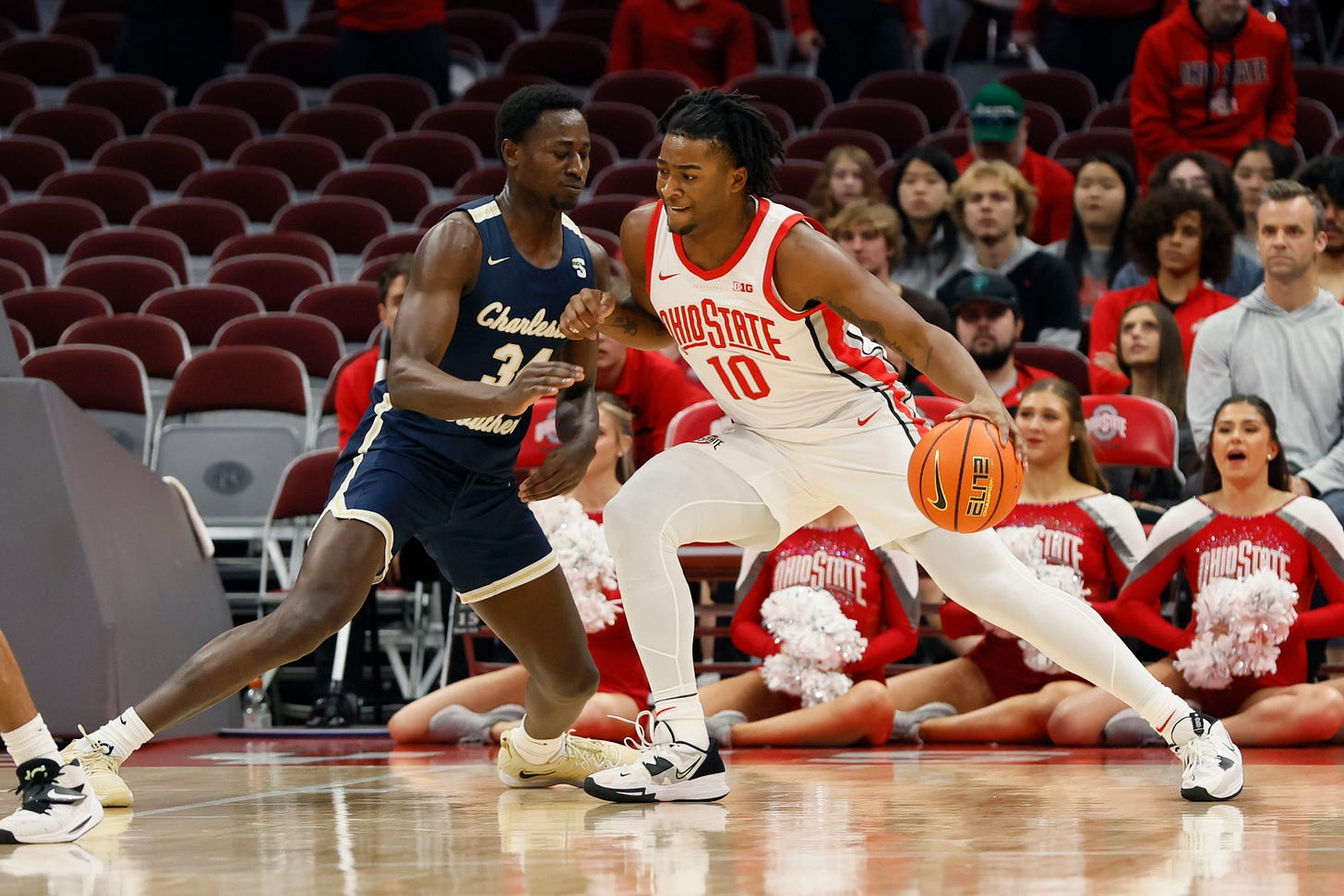 Key's double-double powers Ohio St. past Charleston Southern