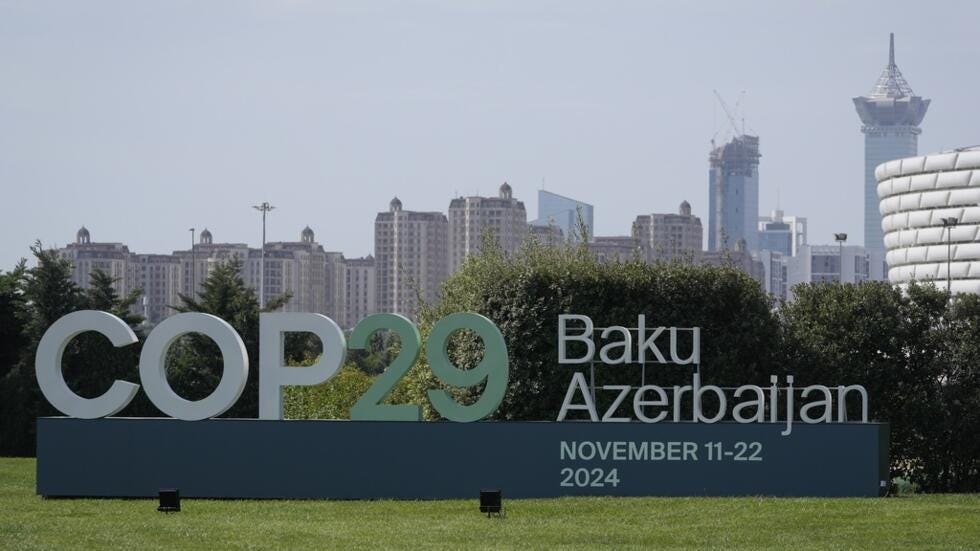 Azerbaijan, a former Soviet republic bordering Russia and Iran, is facing criticism over its Cop29 hosting rights.