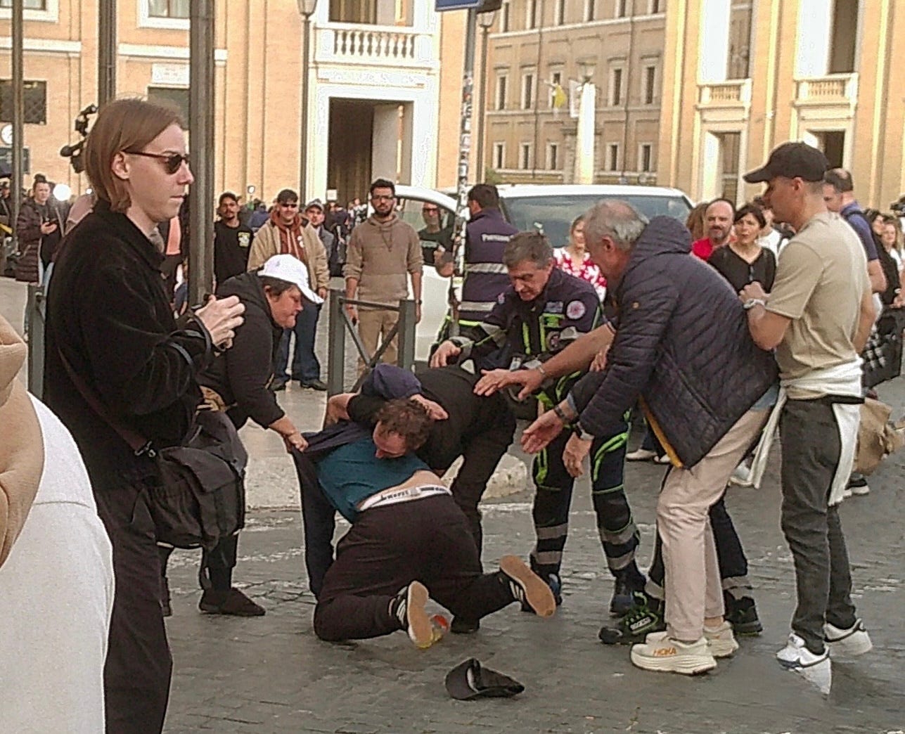 Public Grief in Vatican City Public Grief in Vatican City