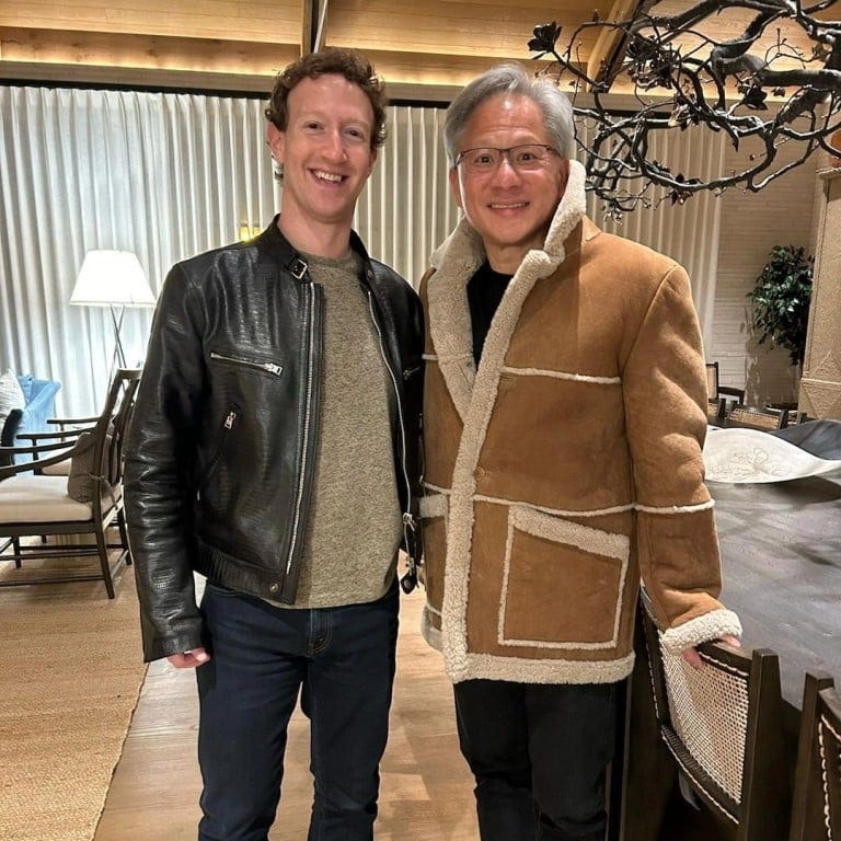 Meta's Mark Zuckerberg gushes about Nvidia's CEO Jensen Huang, calls him  'Taylor Swift of tech' | South China Morning Post
