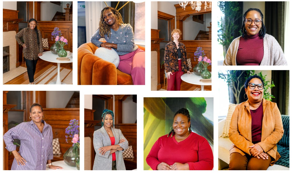 picture of doulas (8 women) at korede house in st. louis, mo picture of doulas (8 women) at korede house in st. louis, mo
