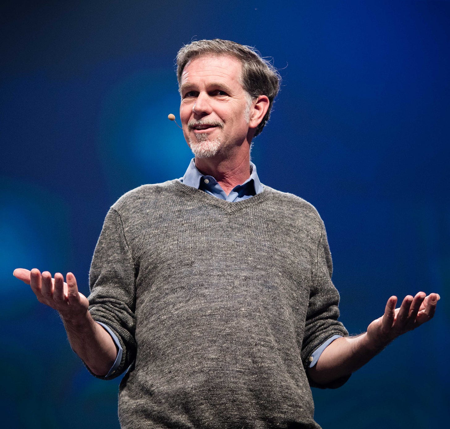 Reed Hastings, durante una conferencia en Berlín, en 2015. Foto: re:publica from Germany, CC BY 2.0, via Wikimedia Commons Reed Hastings, durante una conferencia en Berlín, en 2015. Foto: re:publica from Germany, CC BY 2.0, via Wikimedia Commons