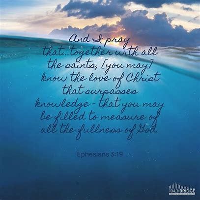 Image result for Ephesians 3:19-21