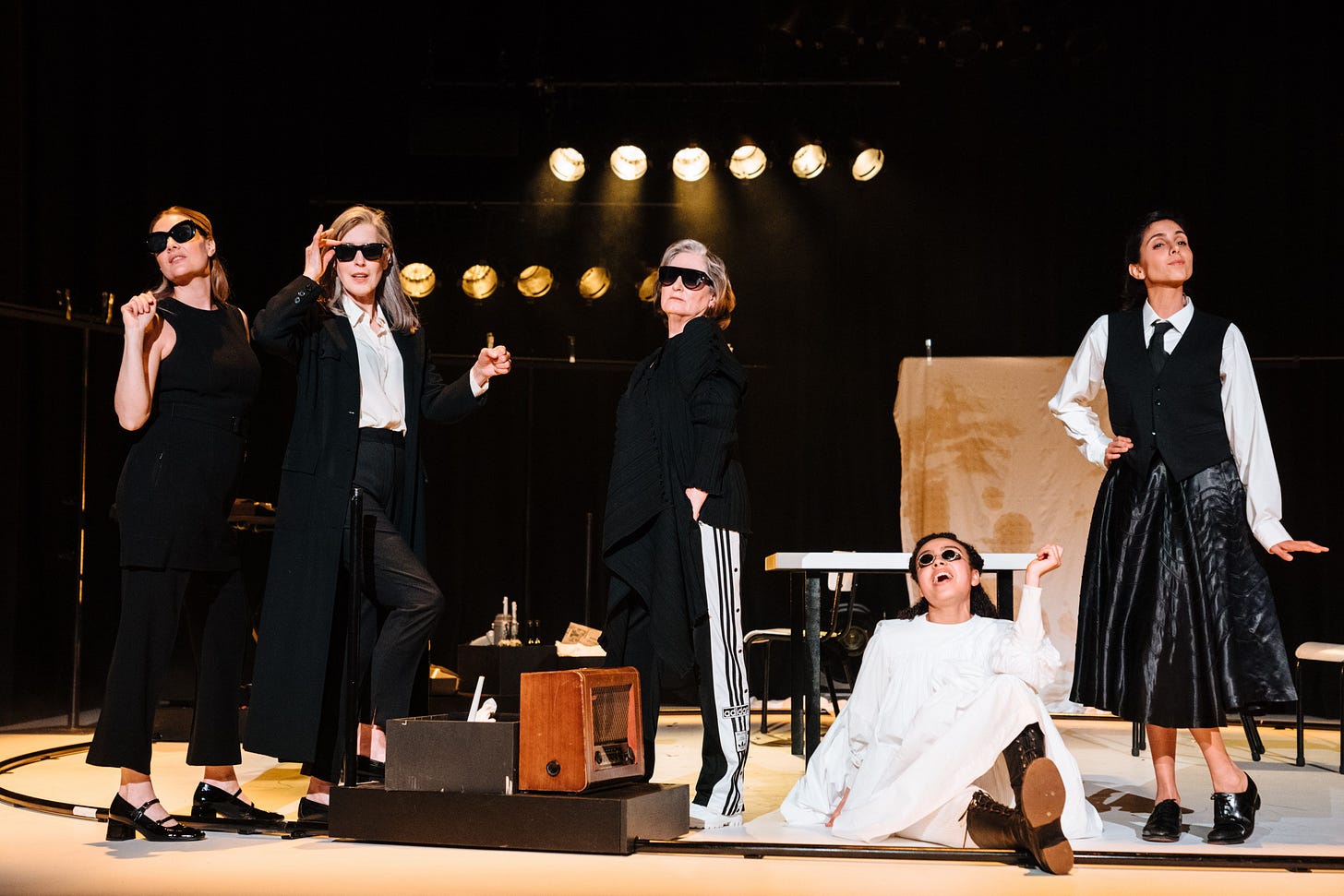 12. Romola Garai, Gina McKee, Deborah Findlay, Harmony Rose-Bremner and Anjli Mohindra_The Years_SFP Production_Credit Helen Murray_55.jpg