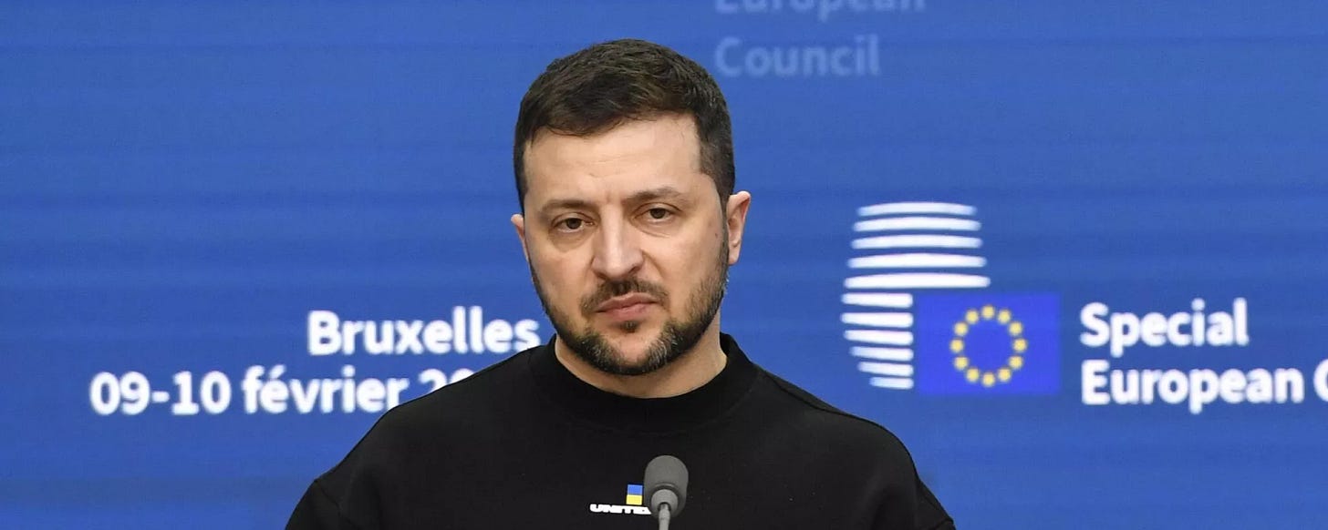 Президент Украины Владимир Зеленский во время пресс-конференции на саммите ЕС в Брюсселе, Бельгия - Sputnik International, 1920, 20.05.2024