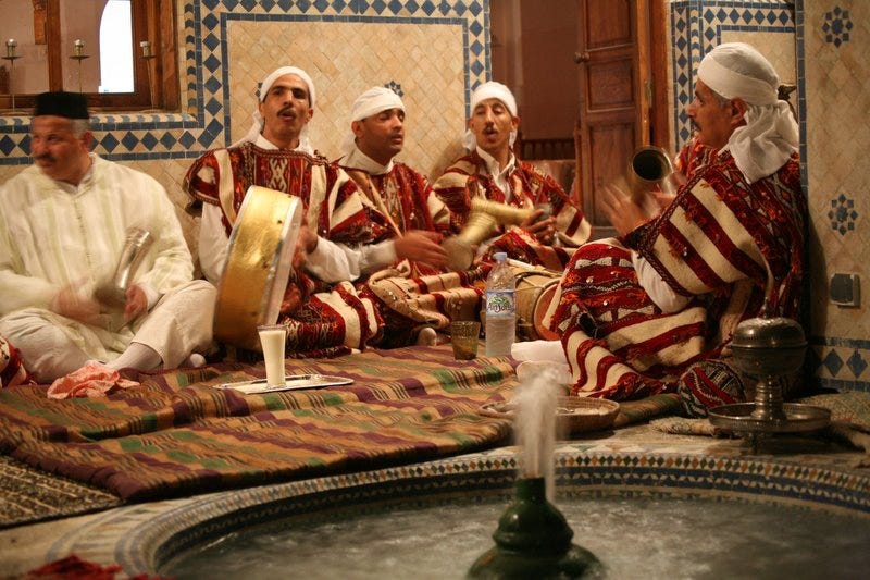 Participants in a Sufi Ceremony