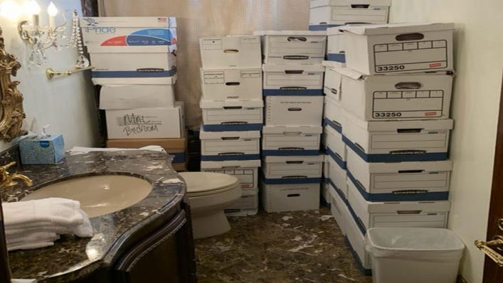 Trump Stored Documents By Toilet, In Ballroom And Bedroom, Photos Show