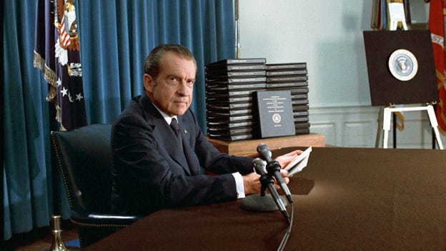 Watch Richard Nixon's Resignation Speech Clip | HISTORY Channel