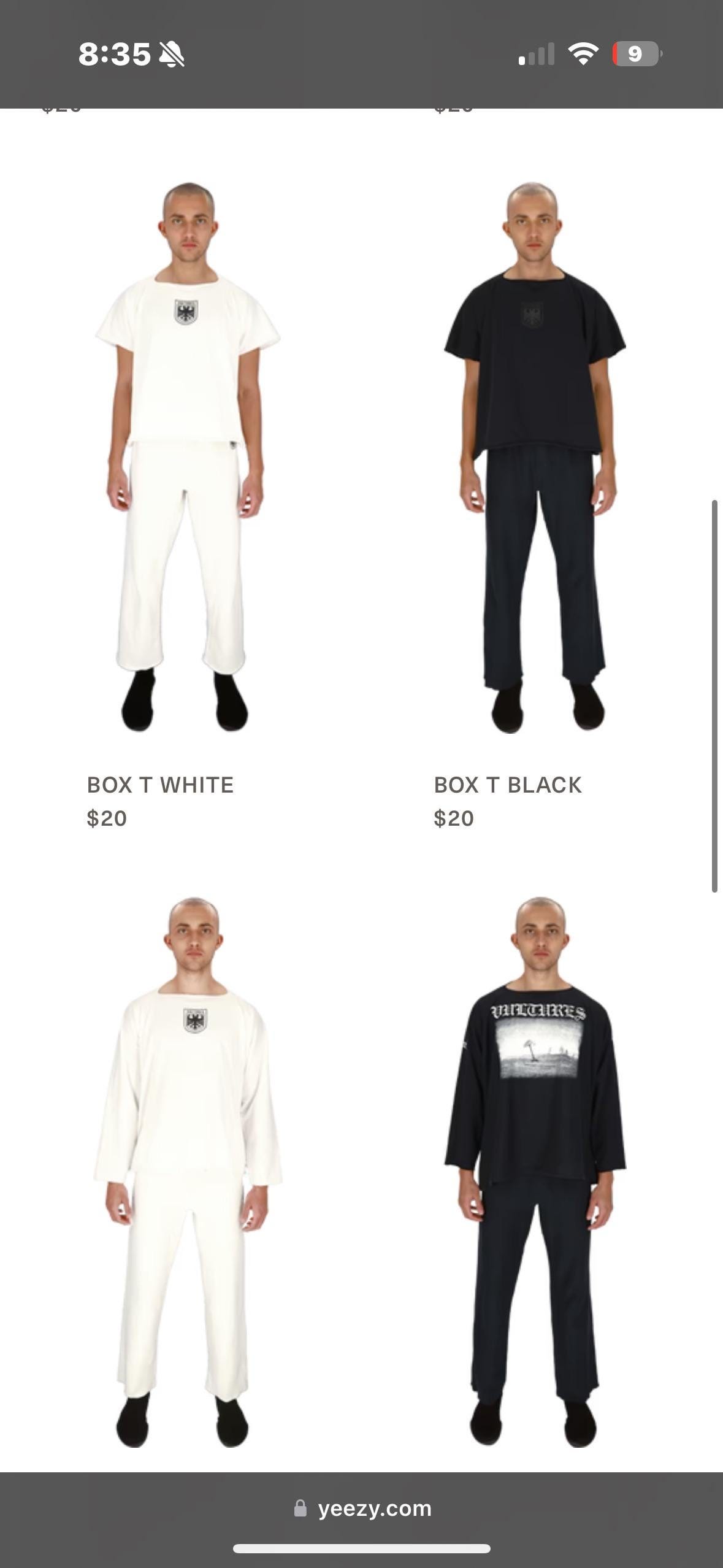 why is everything $20 on yeezy.com? : r/Kanye