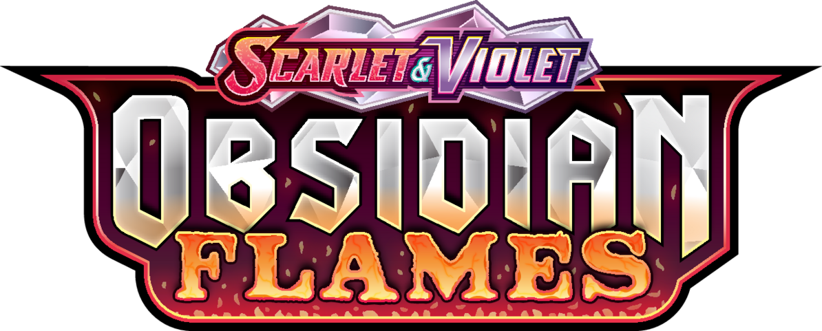 The Pokémon TCG "Obsidian Flames" logo