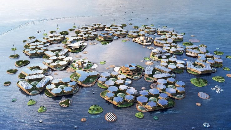 Oceanix, modüler yüzen şehirler adına bir girişim daha.