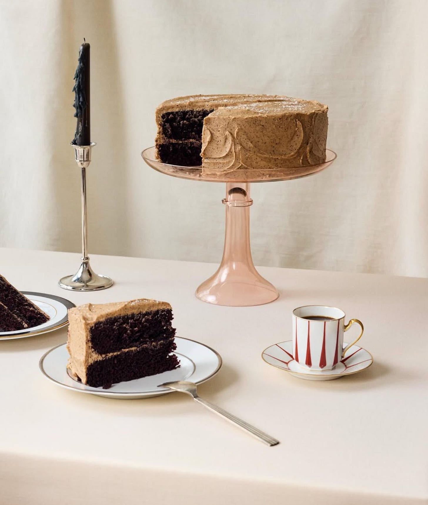 Chocolate Cake with Chai Buttercream from Third Culture Cooking