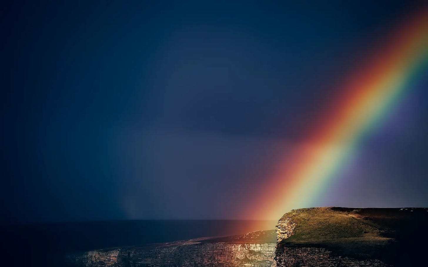 The promise of a rainbow after the storm - As the heart heals