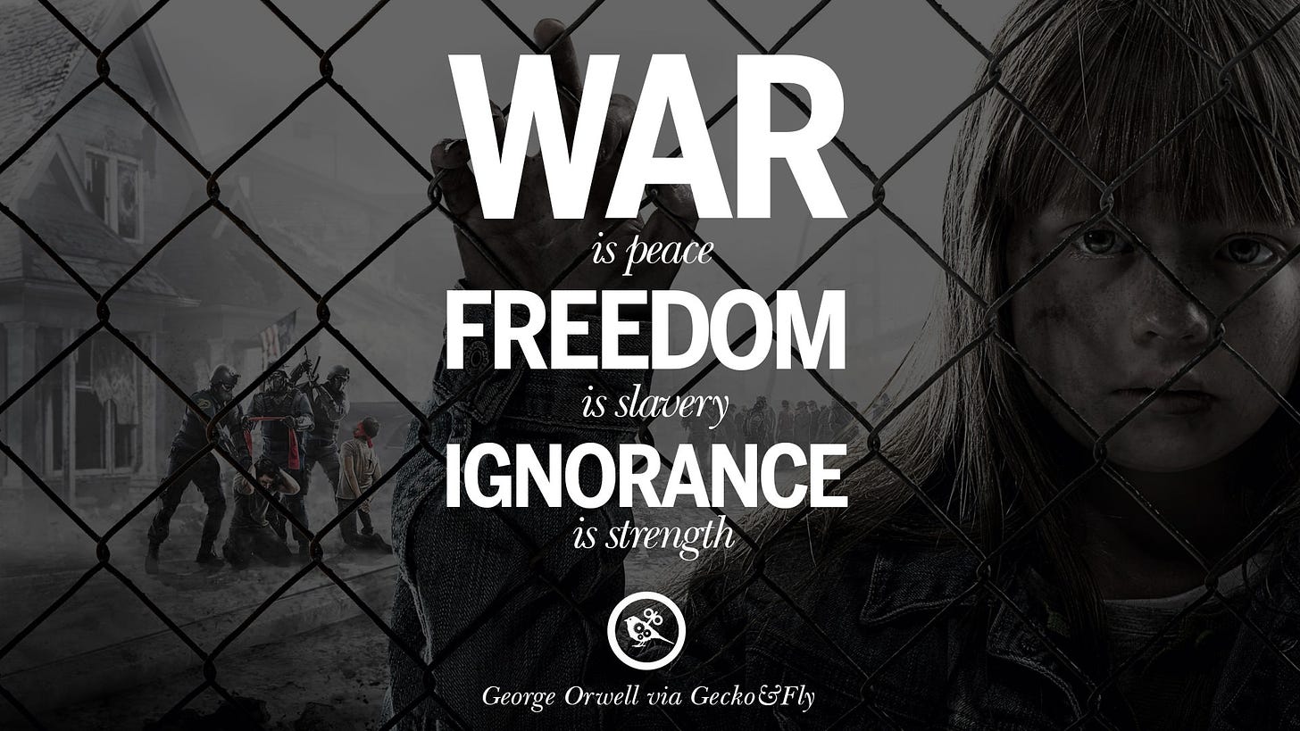 10 Best George Orwell Quotes From 1984 Book on War, Nationalism & Revolution [ Part 1 ]